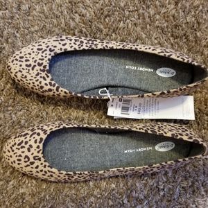 Animal print flats nwt